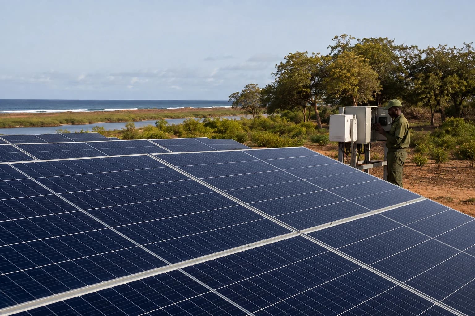 SolarFlow Energy Systems — illustrative project image